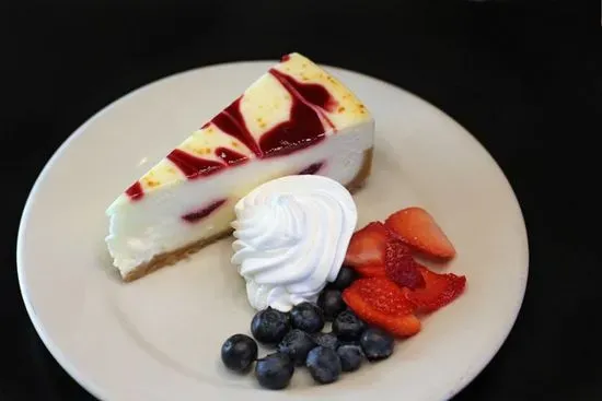 Rasp White Choc Cheesecake