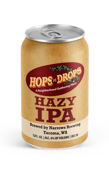 HopsNDrops Hazy IPA-Cans