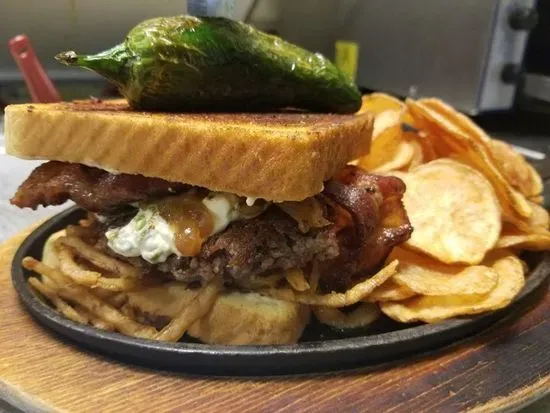 JALAPENO CREAM CHEESE BURGER