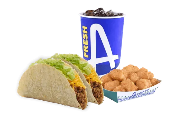 #3 Two Tacos Combo Meal