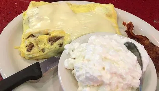 Moe's Steak and Cheese Omelette