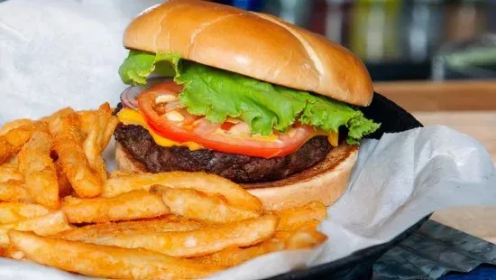 Half Pound Cheeseburger