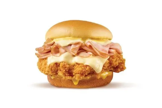 Hand-Breaded Chicken Cordon Bleu Sandwich