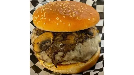 Mushroom Swiss Burger