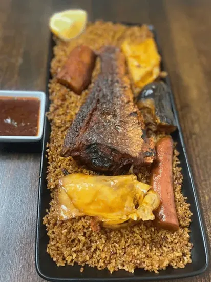 Jollof Rice & Fish / Thiebou Jen