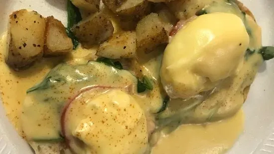 Eggs Benedict or Eggs Florentine