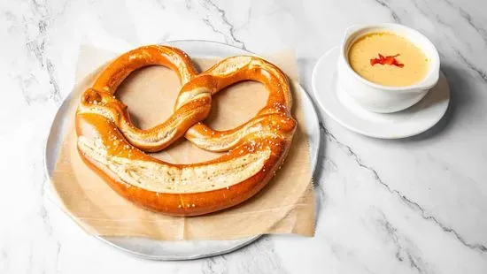 Bavarian Pretzel with Beer Cheese