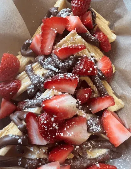 Nutella Strawberry Waffle
