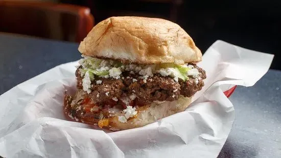 Feta Cheese Burger