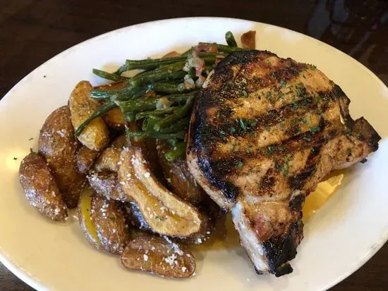 Maple Bourbon Pork Chop