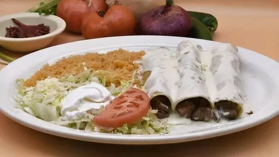 Enchiladas Rellenas / Stuffed Enchiladas