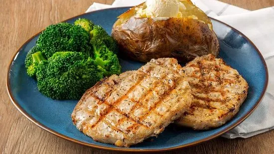 Mesquite-Grilled Pork Chops