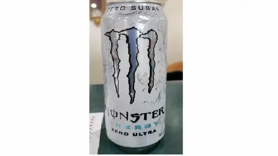 White Monster Energy