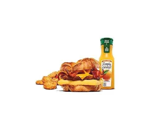 Bacon, Sausage, Egg, & Cheese Croissan'wich Meals