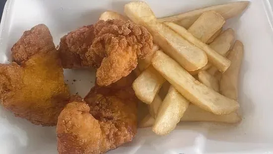 Kids Chicken tenders and frys 