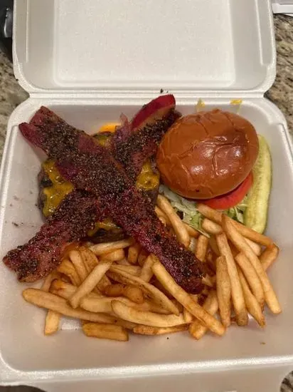 Honey Pepper Bacon Burger