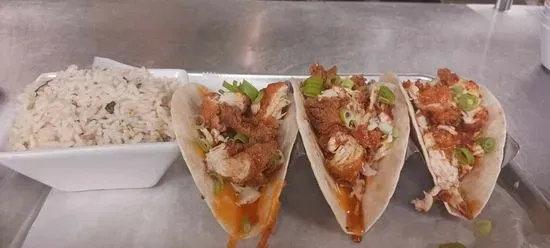 Fried Chicken Tacos