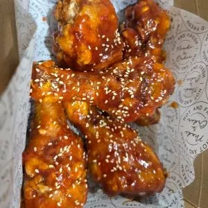 Half (5) Drumstick — Korean fried chicken at Kokio in Albuquerque