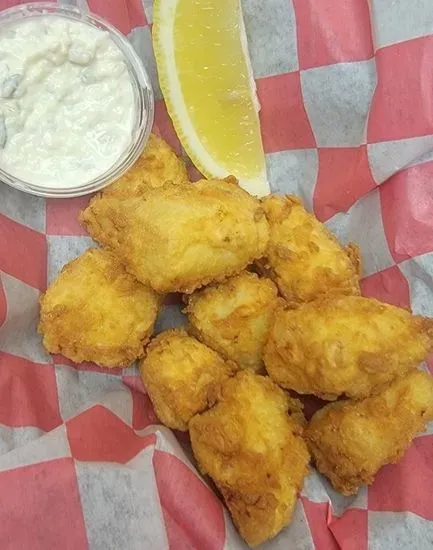 Shark Bites (fried haddock)