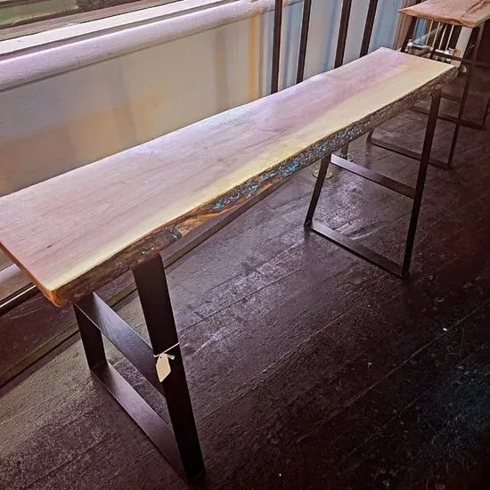 Tall Maple Bench