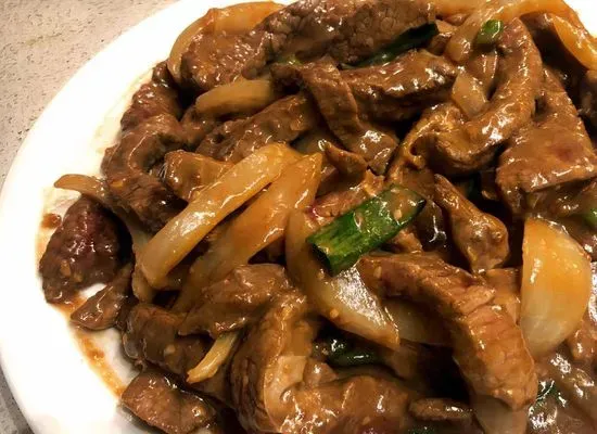 Mongolian Beef with Scallion / 蒙古牛