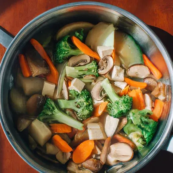 Vegetable with Bean Curd Soup /  杂菜豆腐汤