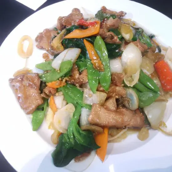 Chicken with Snow Peas / 雪豆鸡