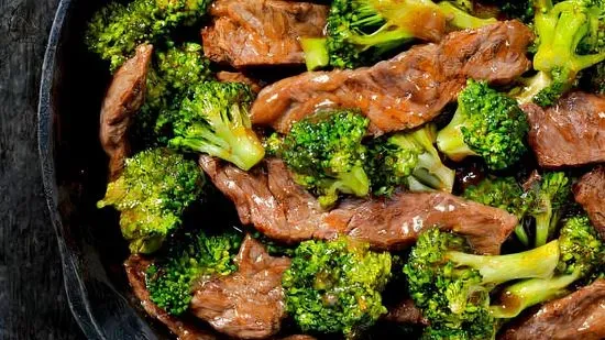 (L) Beef with Broccoli / 芥蓝牛