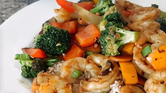 Shrimp with Mixed Veg / 杂菜虾