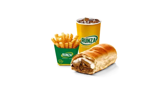 Swiss Mushroom Runza® Sandwich Combo Meal