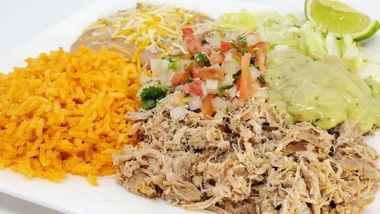 14. Carnitas Plate Roasted