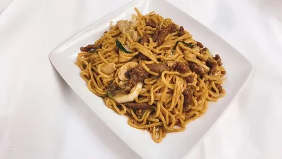 35. Beef or Shrimp Lo Mein / [牛/虾捞面]