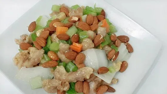 93. Chicken W. Almond Ding / [杏仁鸡]