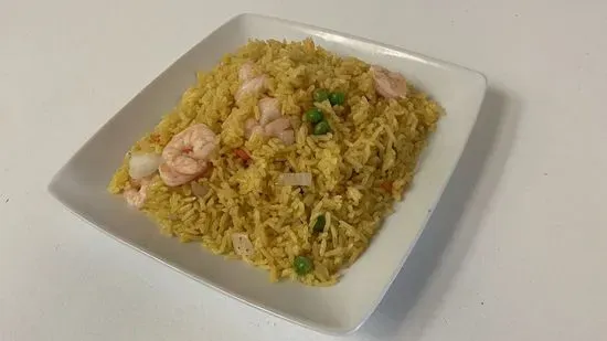 27. Fresh Shrimp or Beef Fried Rice / [虾/牛炒饭]