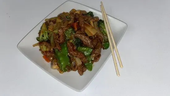 44. Fresh Shrimp or Beef Chop Suey / [虾/牛炒碎]