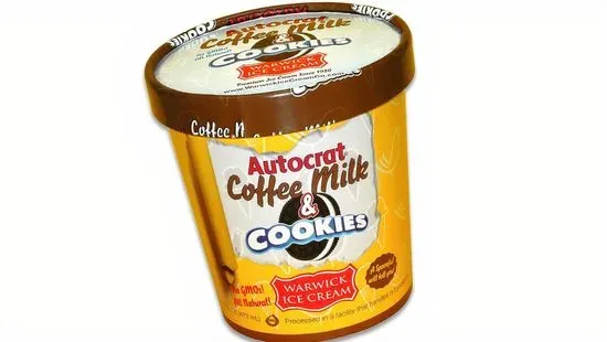 Warwick Ice Cream: Autocrat Coffee Milk & Cookies