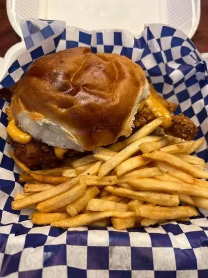 Spicy Chicken Sandwich with Fries