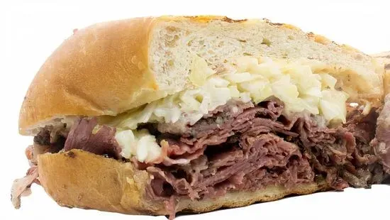 Hot Pastrami & Swiss Sandwich (Toasted)