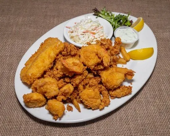 Fried Seafood Combo Platter