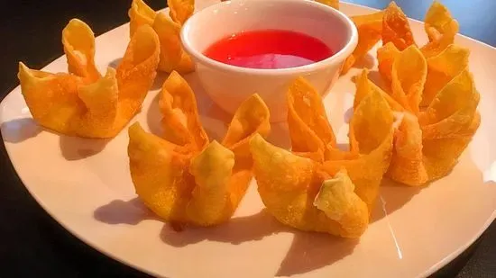 12. Crab Rangoons with Duck Sauce
