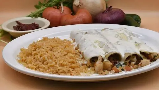 Enchiladas de Camarón / Shrimp Enchiladas