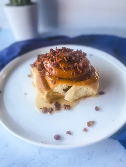 Bourbon Maple Bacon Cinnamon Roll