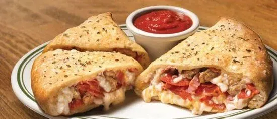 Three Meat Calzone