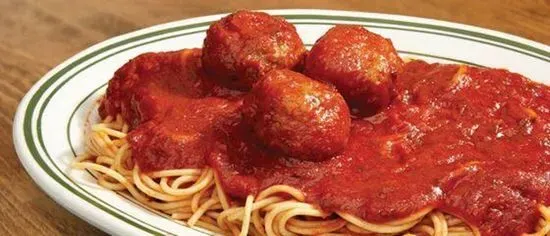 Spaghetti and Three Meatballs