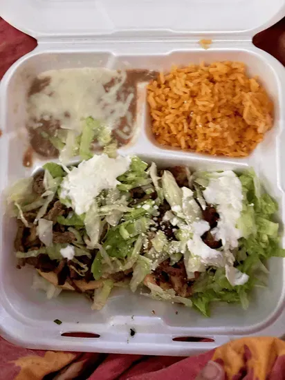 20. Two Sopes Combo Plate