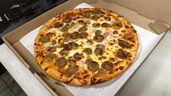 Meat Lover's Pizza or Calzone