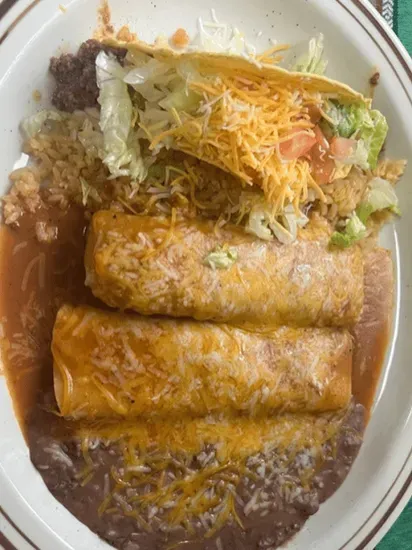 #2 /1 Taco, 1 Enchilada, 1 Tamale