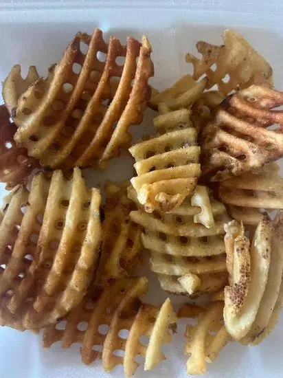 Waffle fries