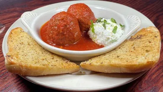 FM Meatballs (4) & Ricotta