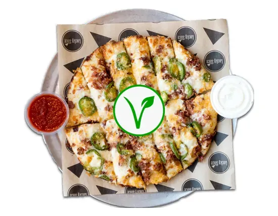 Vegan Bacon Jalapeno Cheesebread